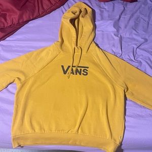 Mustard yellow Vans hoodie